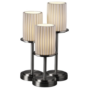 Justice Designs Limoges Dakota 3-LT Table Lamp - Brushed Nickel