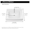 American Standard 9134.001EC Decorum 21" Wall Mounted Bathroom - White