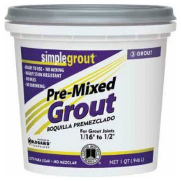 Custom® PMG380QT SimpleGrout® Pre-Mixed Grout, Haystack, 1 Qt