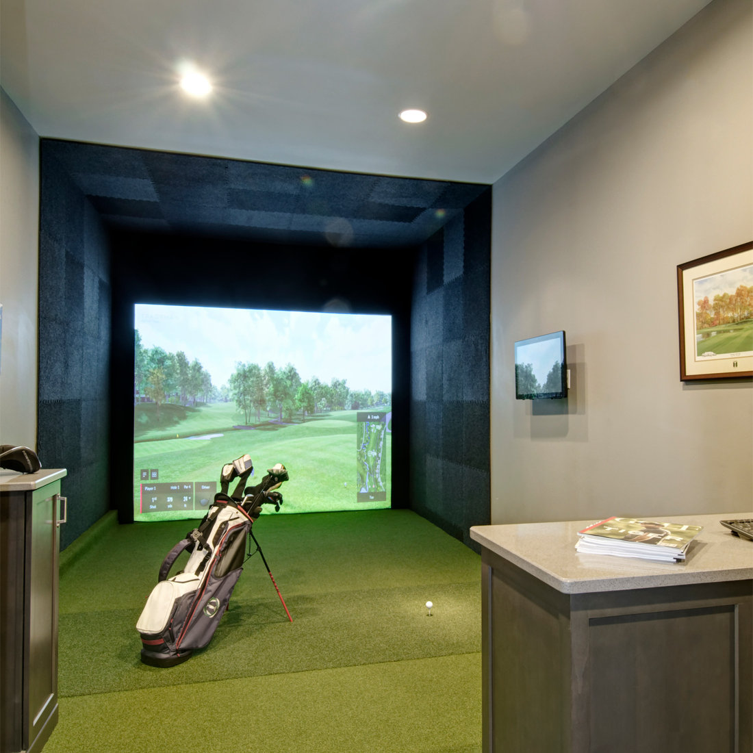 Golf Simulation Room