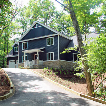 Bocce ball court & landscaping