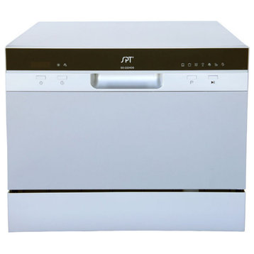 Countertop Dishwasher With Delay Start, Silver