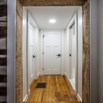 Log Farmhouse Renovation with Master Suite & Family Room Addition