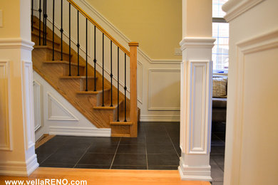 Example of a classic staircase design in Toronto