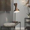 Antique Brass Aluminum Pisa Swing Arm Table Lamp