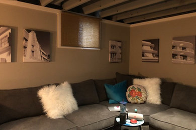 Inspiration for a modern home design remodel in Kansas City