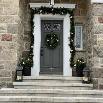 Christmas decoration in Outremont I Soft scandinavian style