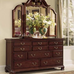 American Drew 791-130 Triple Dresser Cherry Grove - Products