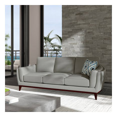 Hardwood Frame Leather Sofas Houzz