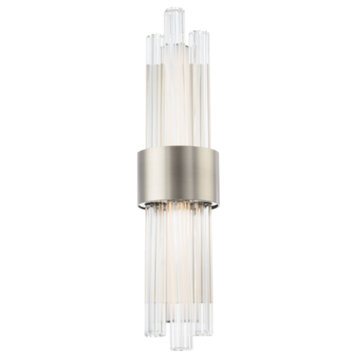 Modern Forms WS-30118 Luzerne 2 Light 18" Tall LED Bathroom - Brushed Nickel