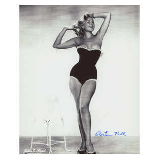Gloria Pall Signed Photo, Custom Frame - Contemporary - Prints And