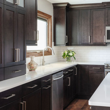 Wycliffe Contemporary Transitional Kitchen Remodel