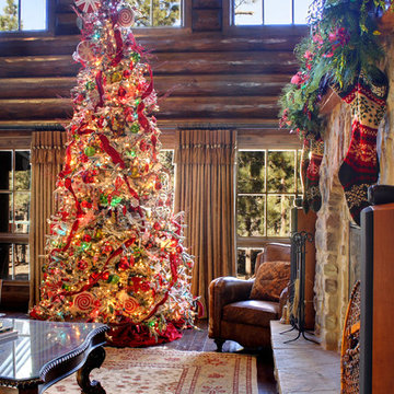 Log Home For The Holidays