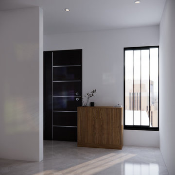 Minimalist Entryway Console