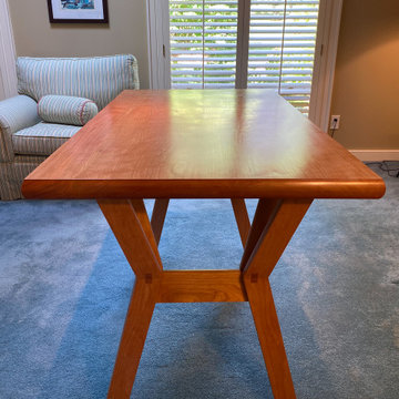 Natural cherry writing desk