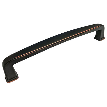 Square Cabinet Pull Style 8864, Oil Rubbed Bronze, 5"-128mm