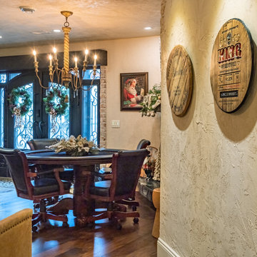 Old World Inspired Walkout Basement Meets Smart Technologies