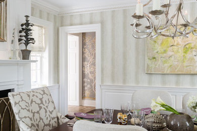 Transitional dining room photo in DC Metro