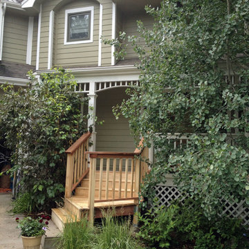 Right Angle Turn Deck Steps Rebuild (Perennial Wood Product)