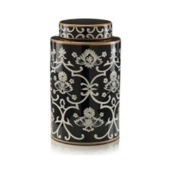 John Richard - Floral Patterened jar - Decorative Jars And Urns