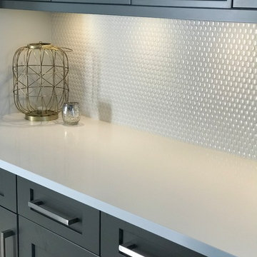 Millwork with Penny Round Tile