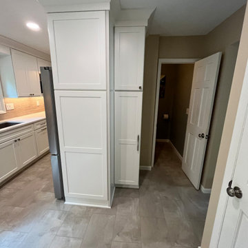 We left this kitchen unrecognizable!!