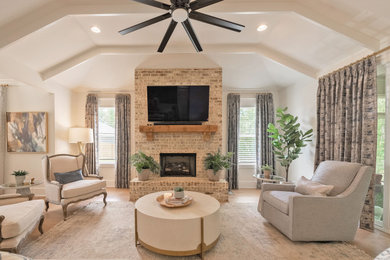 Charming Abode | Transitional Living Room