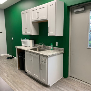 Farm Business Farm Management Office Remodel with Vinyl Plank