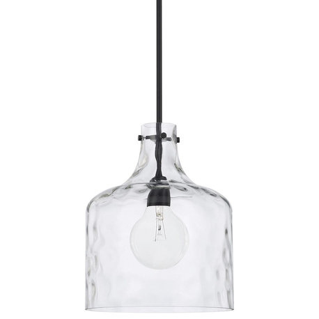 Capital Lighting HomePlace 1-Light Pendant 325717MB, Matte Black