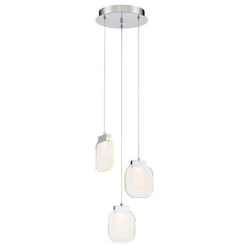 Eurofase 38042-020 Paget - 10 Inch 15W 3 LED Chandelier
