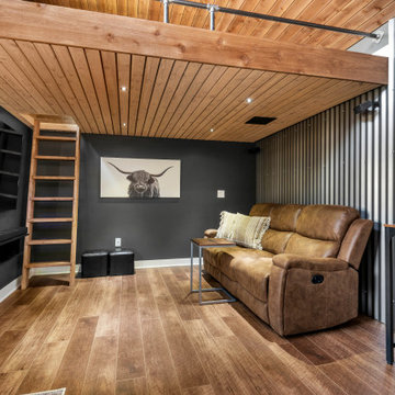 Transitional Kitchen and Shed