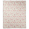 XOXO Pattern 50"x60" Coral Fleece Blanket