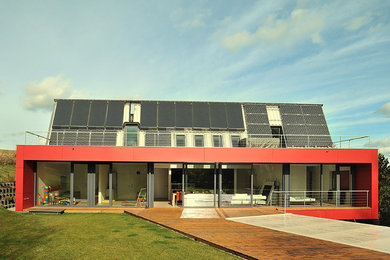 Architektenhaus mit Eisspeicherheizung Solaera und Photovoltaik