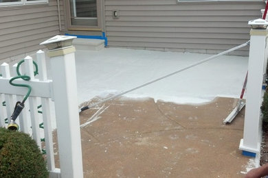 Patio Concrete overlay