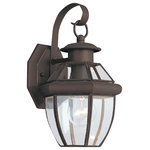 Generation Lighting Collection - Sea Gull Lighting 1-Light Outdoor Lantern, Bronze - Blubs Not Included