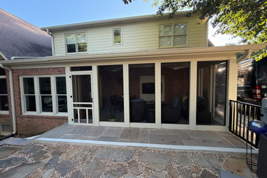 This is an example of a porch design in Atlanta.