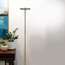 Brightech Sky Flux LED Torchiere Floor Lamp, Brass
