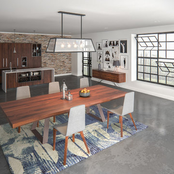 Max Rectangular Maple Dining Table in Aurora