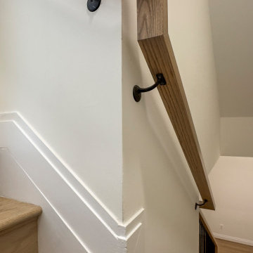 Project #144 | Slightly Curved Transitional Staircase