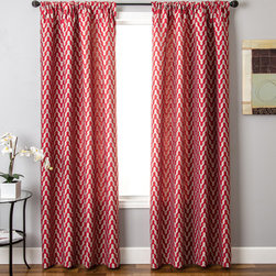 Blindsgalore Signature Drapery Panel: Vonn Patterned Jacquard - Curtains