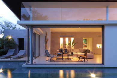Living room - contemporary living room idea in Singapore