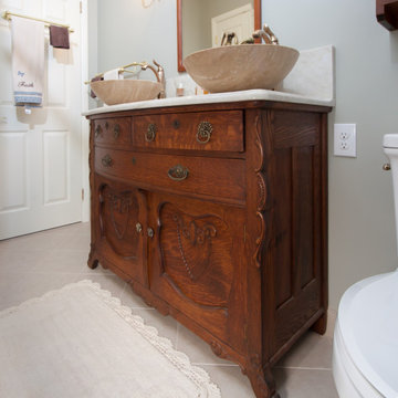 A "new" bathroom with antique charm