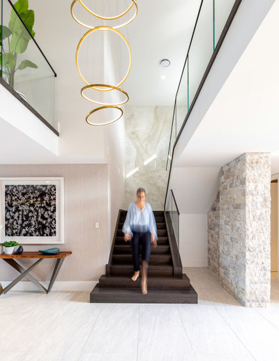 Contemporary Staircase by DB Build