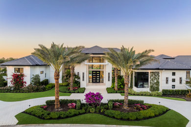 Home design - transitional home design idea in Miami