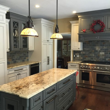Refined Organic - The Gray & Copper Hued Kitchen