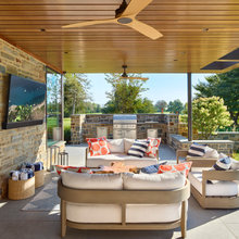 Porcelain tile outdoor Patio