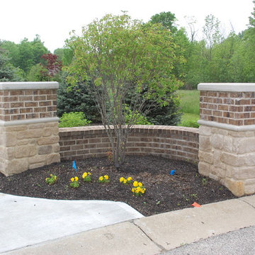 Driveway Entry of European Traditional Home