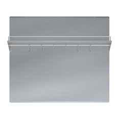 Ancona 36" Stainless Steel Backsplash with Shelf and Rack