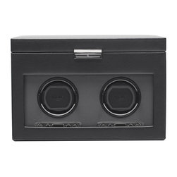 Viceroy Double Watch Winder with Storage in Black - Jewelry Boxes And Organizers