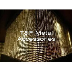 Faceted bead chain curtain - Vertical Blinds